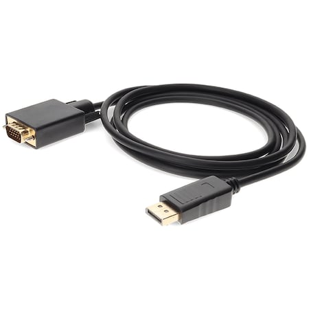 Add-On Addon 20.00Cm (8.00In) Displayport Male To Vga Female Black Adapter DISPLAYPORT2VGA